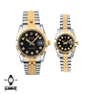 ساعت ست مردانه و زنانه رولکس دیت جاست لوکس آویز DJ0۴۳