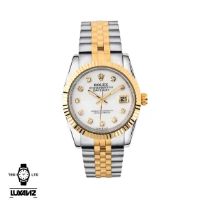 ساعت ست مردانه و زنانه رولکس دیت جاست لوکس آویز DJ095