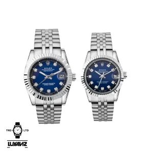 ساعت ست مردانه و زنانه رولکس دیت جاست لوکس آویز dj13