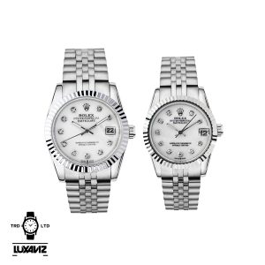 ساعت ست زنانه و مردانه رولکس دیت جاست لوکس آویز dj05