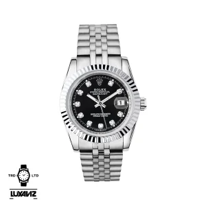 ساعت رولکس دیت جاست صفحه مشکی Rolex Datejust کد SWR0003